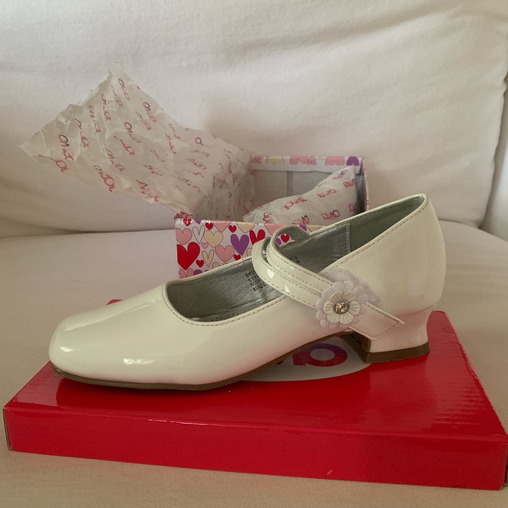 Girls Flower MJ Dress SHOES